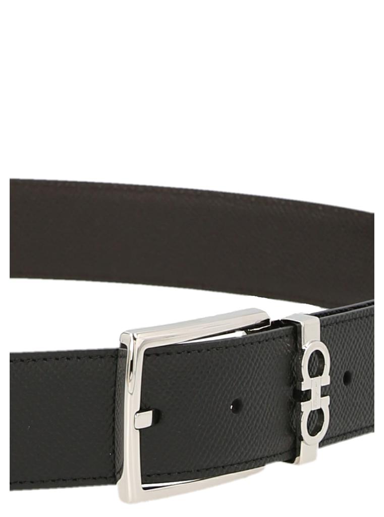 Salvatore Ferragamo]Ferragamo Reversible Leather Belt 皮革价格