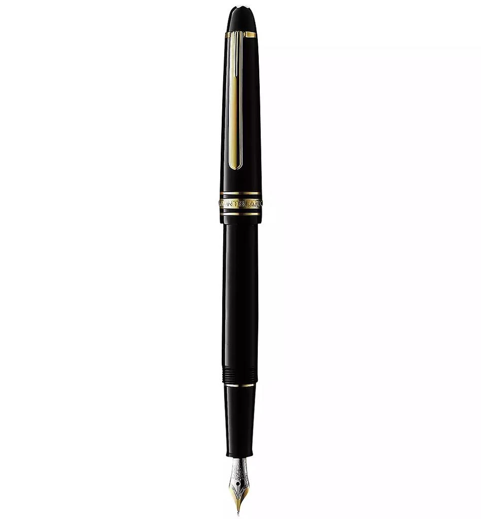 商品MontBlanc|Meisterstück Classique Black Resin & Gold-Coated Fountain Pen,价格¥5050,第1张图片