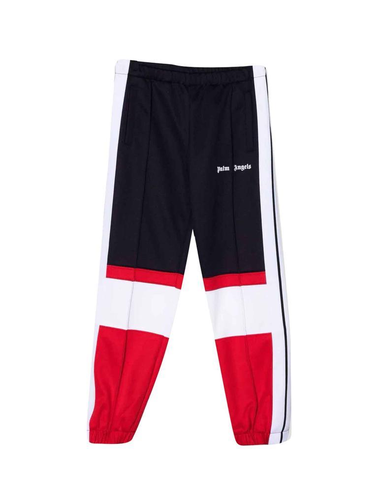 商品Palm Angels|Palm Angels Boy Sweatpants With Color-block Design,价格¥2299,第1张图片