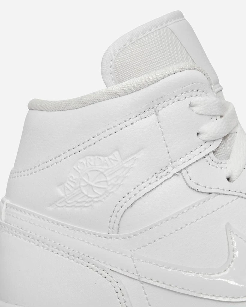 WMNS Air Jordan 1 Mid Sneakers Triple White 商品