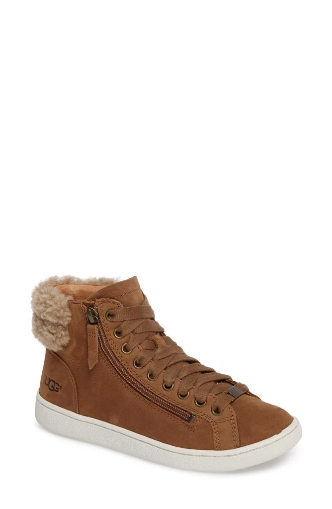 商品UGG|Olive Genuine Shearling Cuff Sneaker,价格¥323,第1张图片