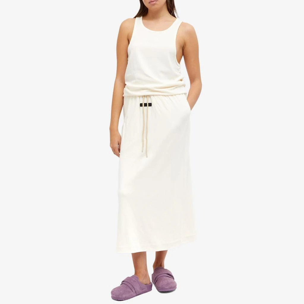 商品Essentials|Fear of God ESSENTIALS Essentials Skirt - Cloud Dancer,价格¥268,第4张图片详细描述