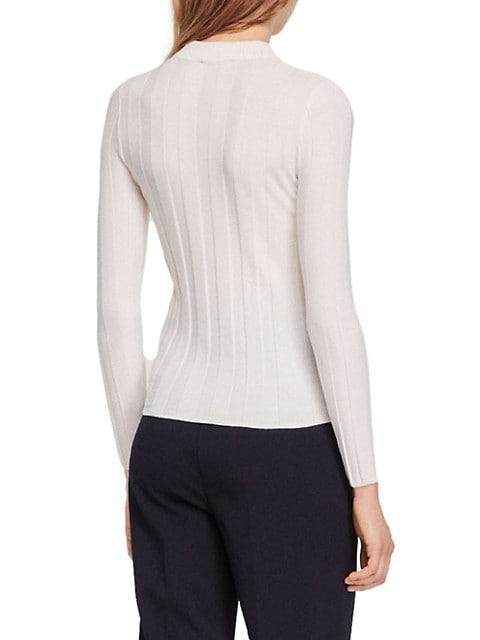 商品Sandro|Striped Collared Sweater,价格¥1704,第5张图片详细描述