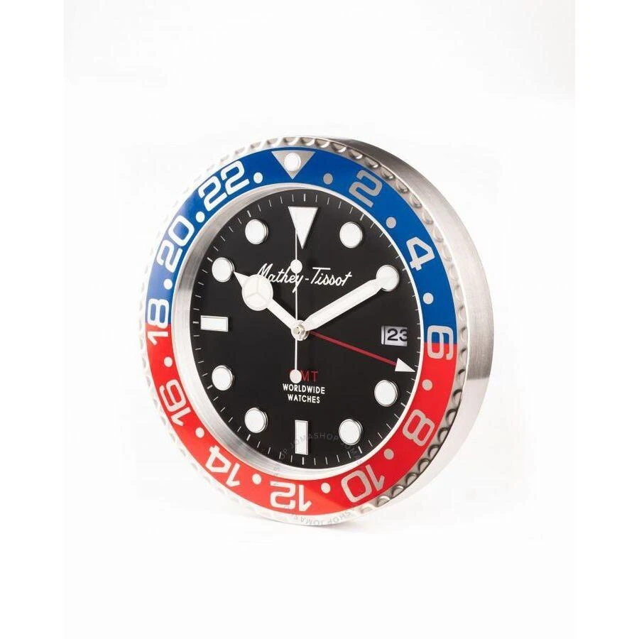 商品Mathey-Tissot|Pepsi Bezel Quartz Black Dial Wall Clock WCAR,价格¥1003,第1张图片