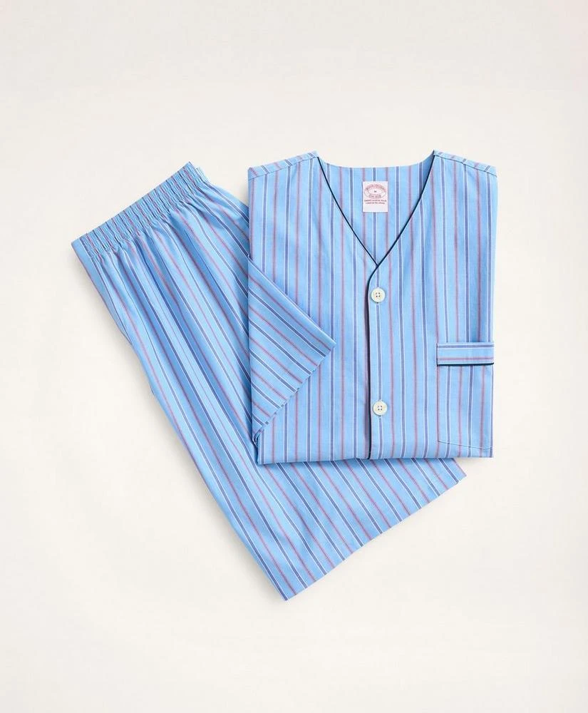 商品Brooks Brothers|Framed Stripe Short Pajamas,价格¥516,第1张图片