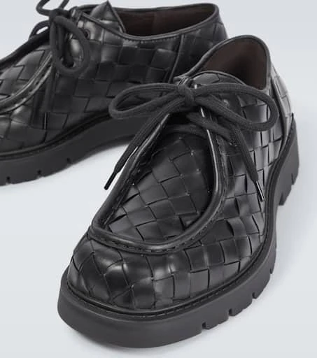 商品Bottega Veneta|Haddock皮革德比鞋,价格¥14908,第3张图片详细描述