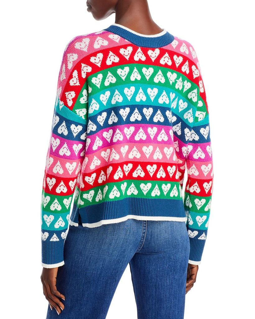 Rainbow Heart Crewneck Sweater - 100% Exclusive商品第3张图片规格展示