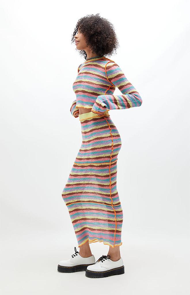 商品The Ragged Priest|Artist Knit Midi Skirt,价格¥161,第5张图片详细描述