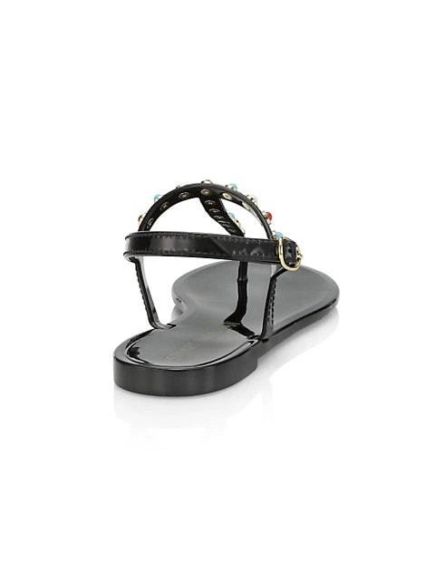 商品Stuart Weitzman|Sawyer Charm Jelly Sandals,价格¥364,第3张图片详细描述