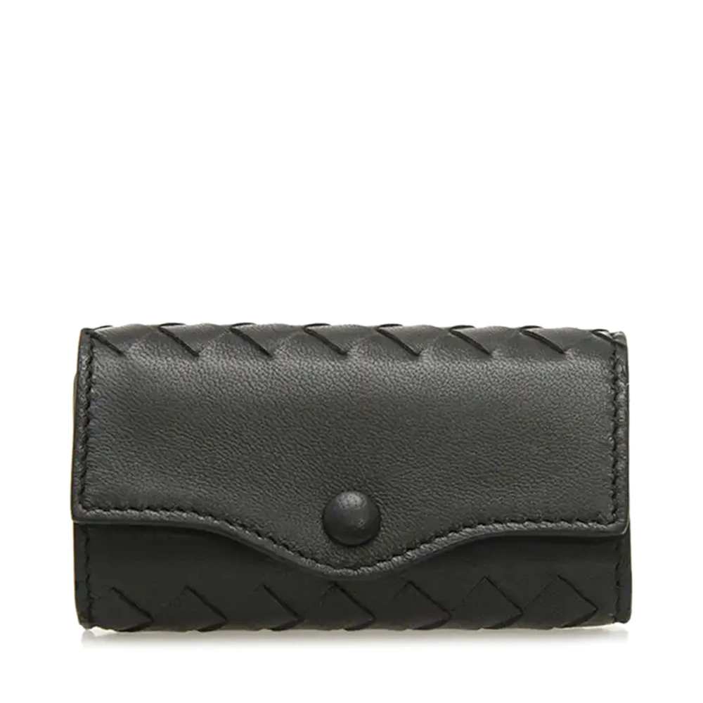 商品[国内直发] Bottega Veneta|BOTTEGA VENETA 男士黑色钥匙包 339336-V001N-1000,价格¥2344,第1张图片