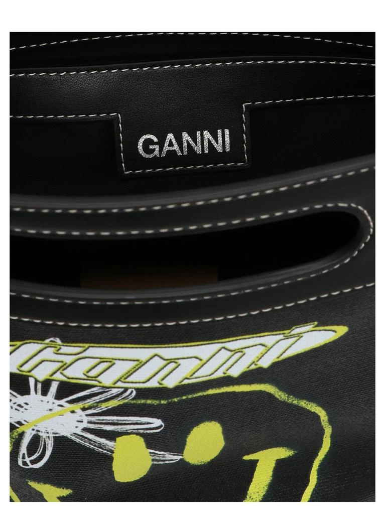 商品Ganni|Logo print shopping bag,价格¥1747,第4张图片详细描述