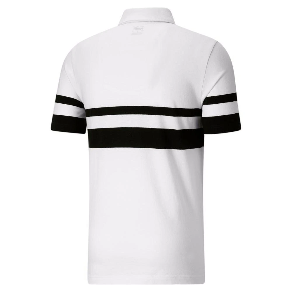 商品Puma|Essentials Striped Cat Short Sleeve Polo Shirt,价格¥151,第4张图片详细描述