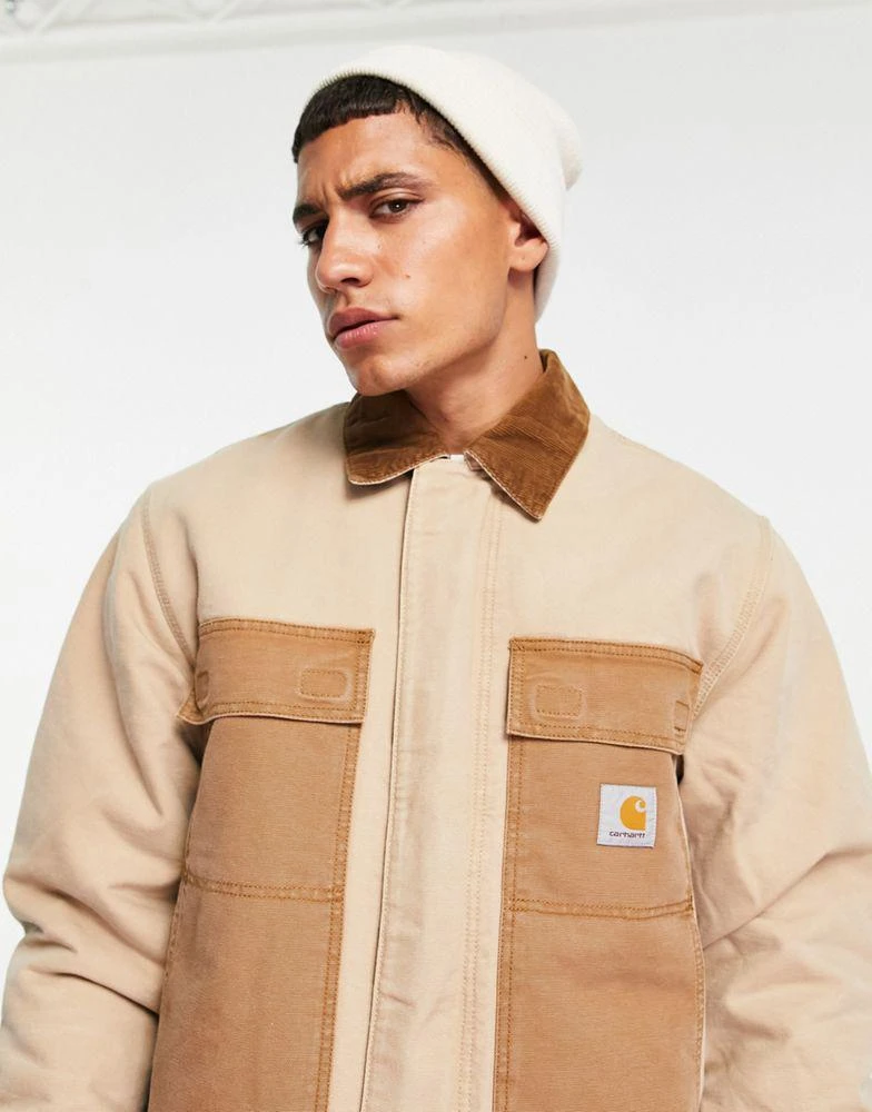 商品Carhartt|Carhartt WIP arctic jacket in brown ,价格¥1183,第3张图片详细描述