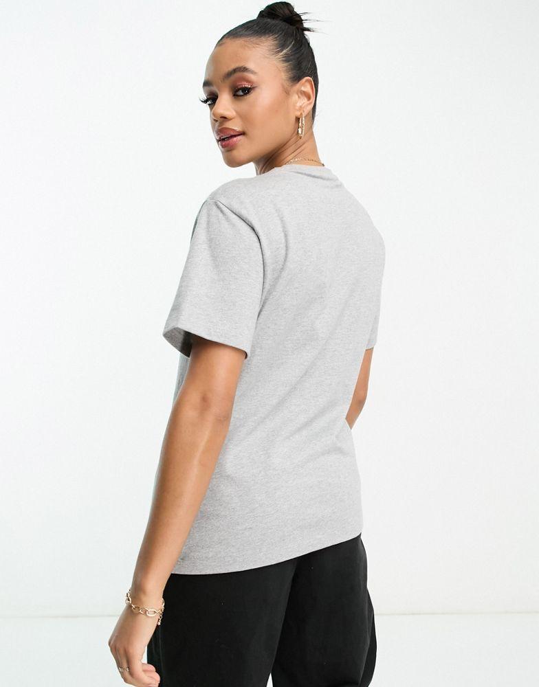 adidas Originals trefoil essentials t-shirt in medium grey商品第2张图片规格展示