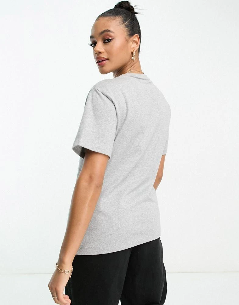 商品Adidas|adidas Originals Trefoil Essentials t-shirt in medium grey,价格¥249,第2张图片详细描述