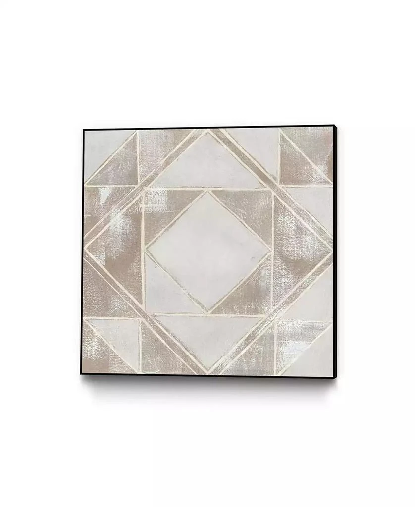 商品Giant Art|20" x 20" Geometric Veil II Art Block Framed Canvas,价格¥1346,第1张图片