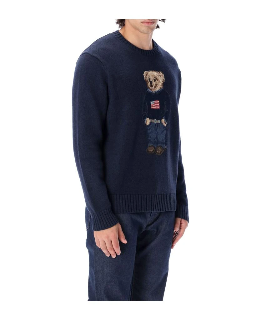 商品Ralph Lauren|Bear Intarsia Crewneck Sweater,价格¥3410,第2张图片详细描述