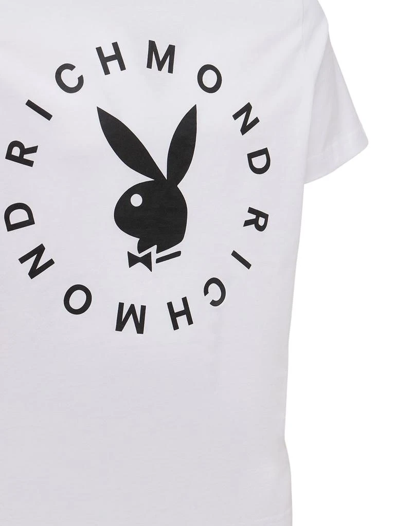 商品Richmond|Logo Cotton T-shirt,价格¥387,第3张图片详细描述