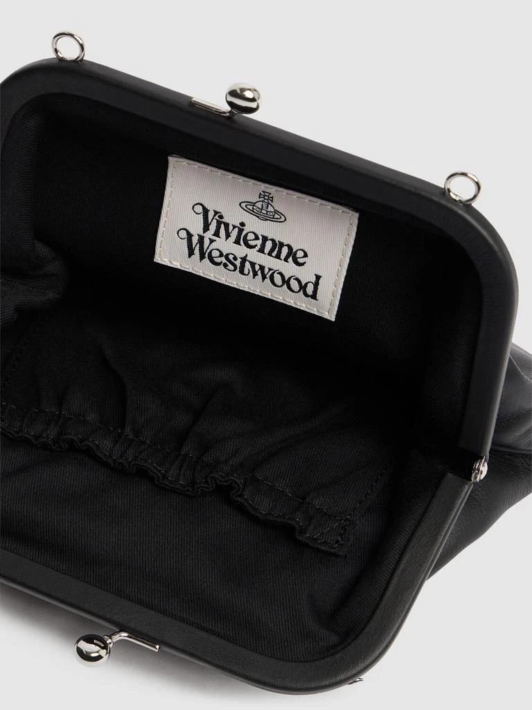 商品Vivienne Westwood|Vivienne Orb Smooth Leather Clutch,价格¥3828,第5张图片详细描述