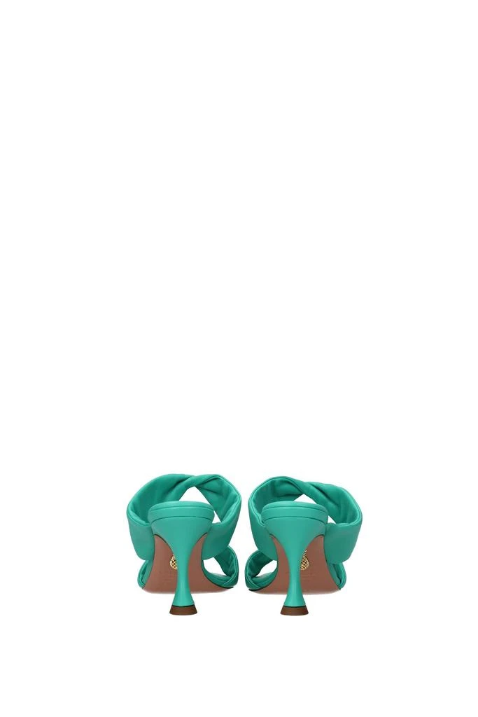商品Aquazzura|Sandals Leather Green Jade,价格¥2328,第5张图片详细描述