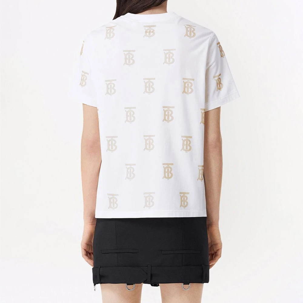 BURBERRY 白色女士T恤 8052119 商品