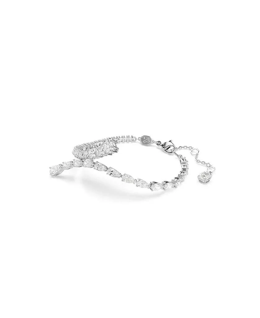 商品Swarovski|Matrix Mixed Cuts, White, Rhodium Plated Bracelet,价格¥2371,第2张图片详细描述