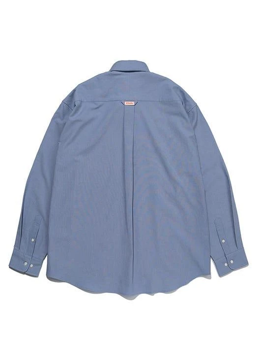 商品KINDS|SOFT OXFORD BUTTONDOWN SHIRT SAX BLUE,价格¥709,第3张图片详细描述