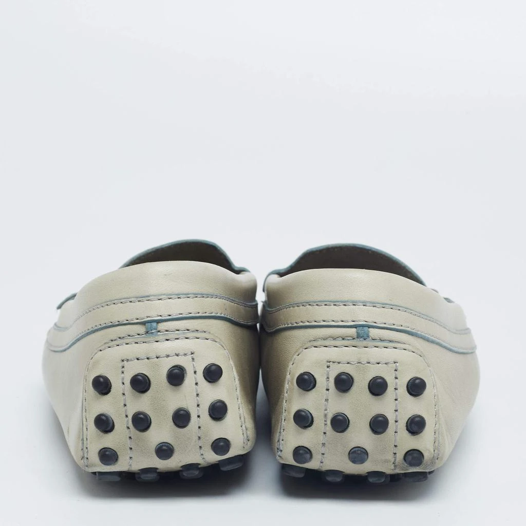商品[二手商品] Tod's|Tod's Olive Green Leather Slip On Loafers Size 39.5,价格¥913,�第5张图片详细描述