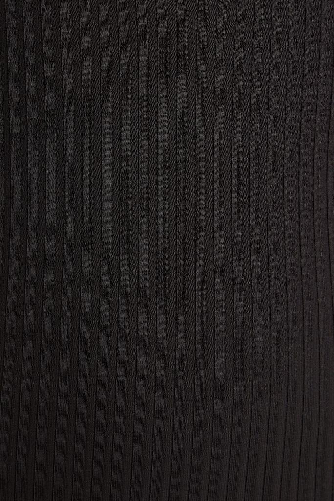 商品Ganni|Ribbed Lyocell-blend jersey top,价格¥367,第4张图片详细描述