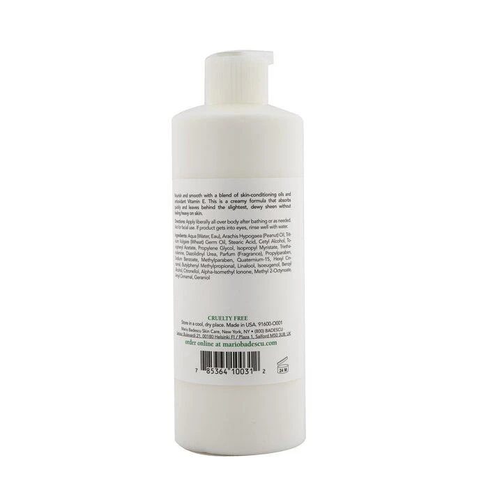 商品Mario Badescu|Mario Badescu 维生素E保湿身体乳Vitamin E BodyLotion(Wheat Germ) 472ml/16oz,价格¥178,第3张图片详细描述