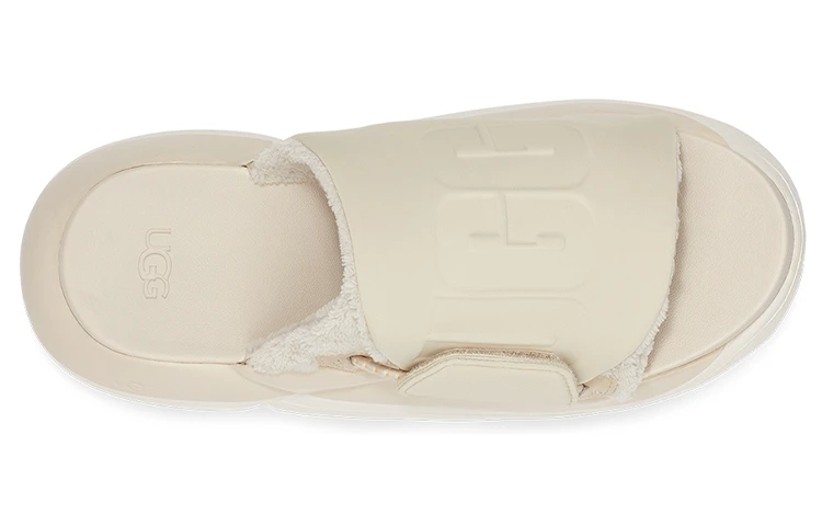 商品[国内直发] UGG|LA 云系列 织物 软底时尚 休闲拖鞋 女款 海盐色,价格¥593,第6张图片详细描述