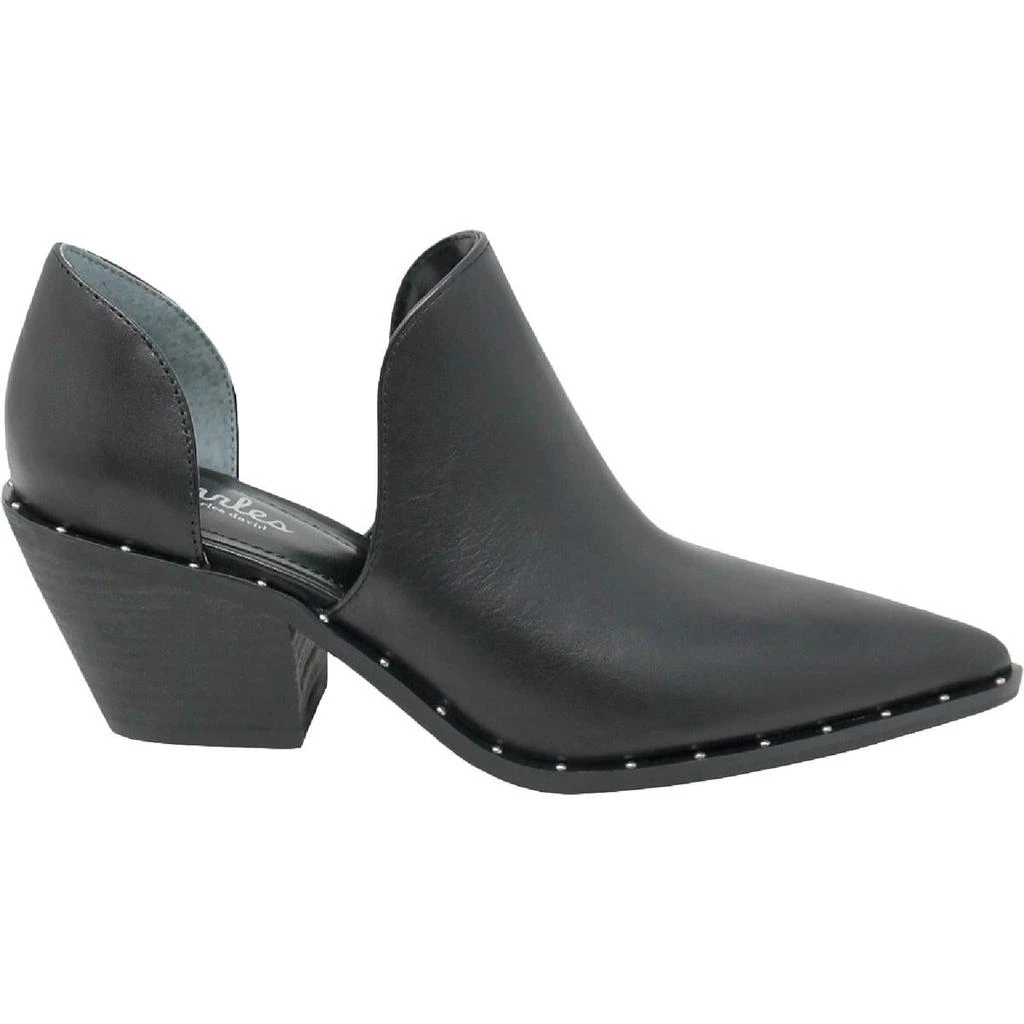 商品Charles David|Charles by Charles David Womens Parson Leather Cut-Out Booties,价格¥223,第1张图片