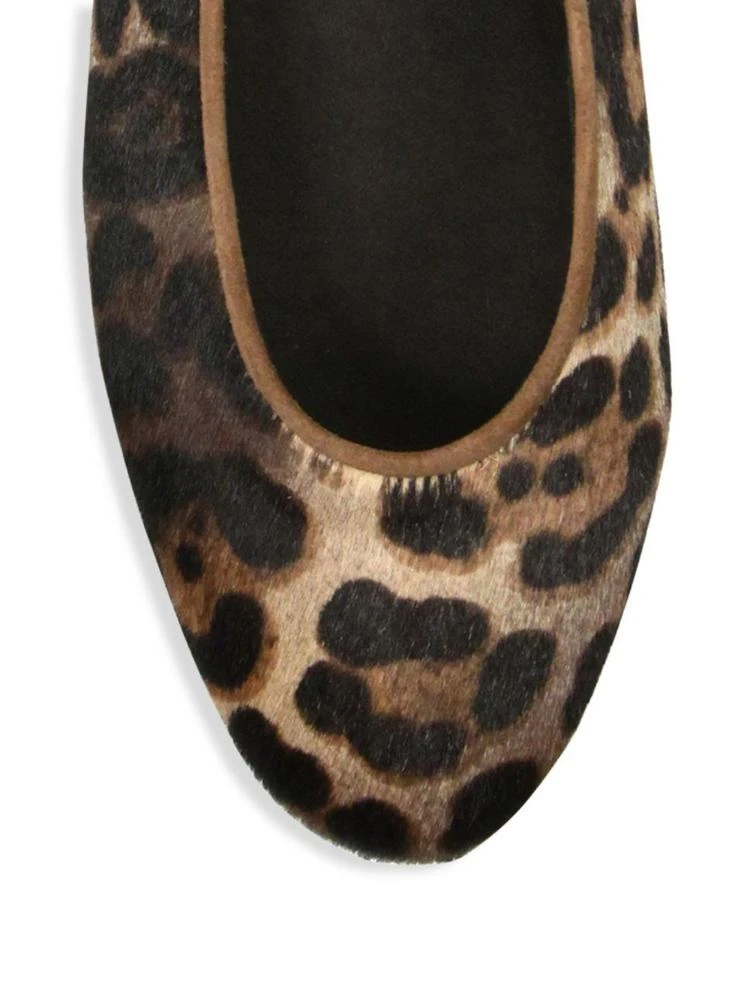 商品Stuart Weitzman|Chicpearl Leopard Print Calf Hair Ballet Flats,价格¥1425,第3张图片详细描述