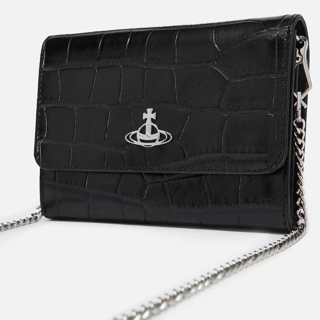 商品Vivienne Westwood|Vivienne Westwood Croc-Effect Leather Cross Body Bag,价格¥2248,第4张图片详细描述