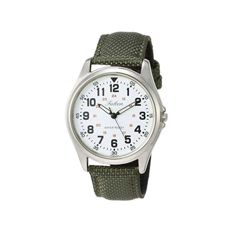 商品Citizen|日本直邮CITIZEN Q&Q西铁城手表防水皮带QB38-304男士绿色,价格¥327,第1张图片