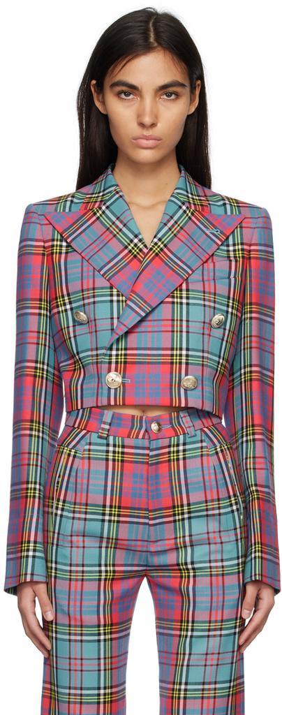 商品Vivienne Westwood|Multicolor Cut Off Blazer,价格¥3205,第1张图片