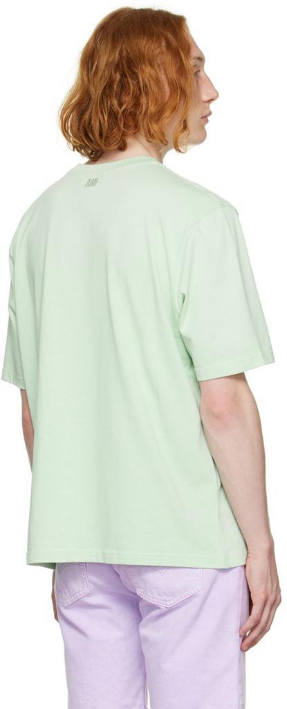 商品AMI|Green Ami De Cœur T-Shirt,价格¥620,第5张图片详细描述