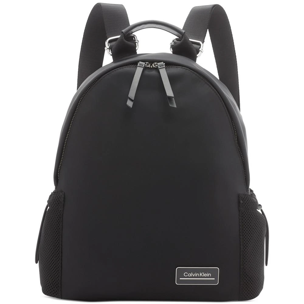 商品Calvin Klein|Jessie Mesh Side Pocket Nylon Backpack,价格¥1324,第1张图片