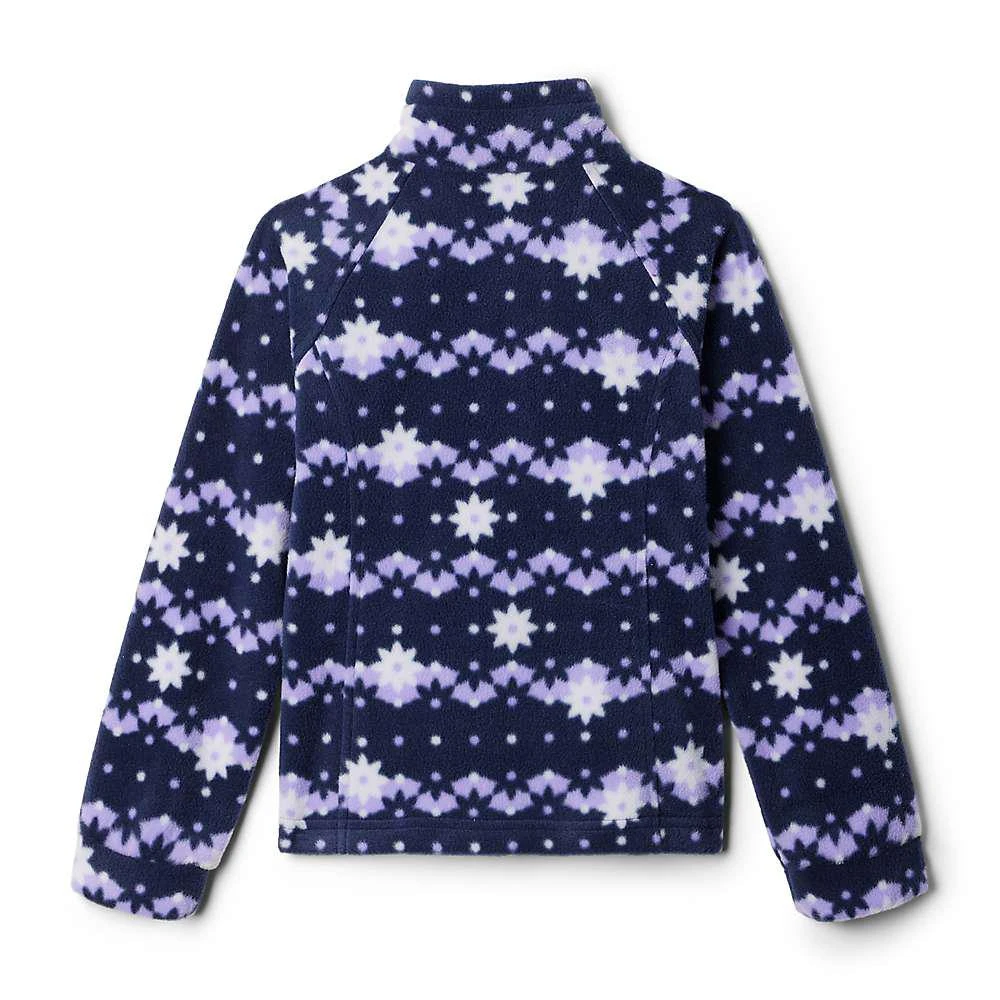 商品Columbia|Youth Girls' Benton Springs II Printed Fleece Jacket,价格¥112,第3张图片详细描述