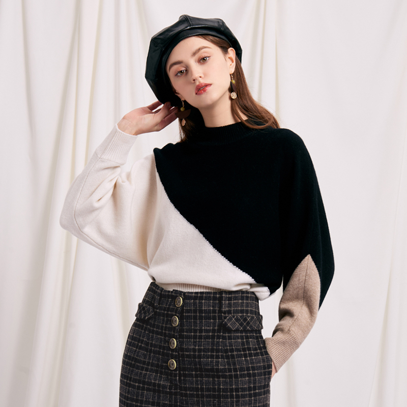 Meredith Wool Sweater - Black & White | Meredith羊毛毛衣商品第4张图片规格展示