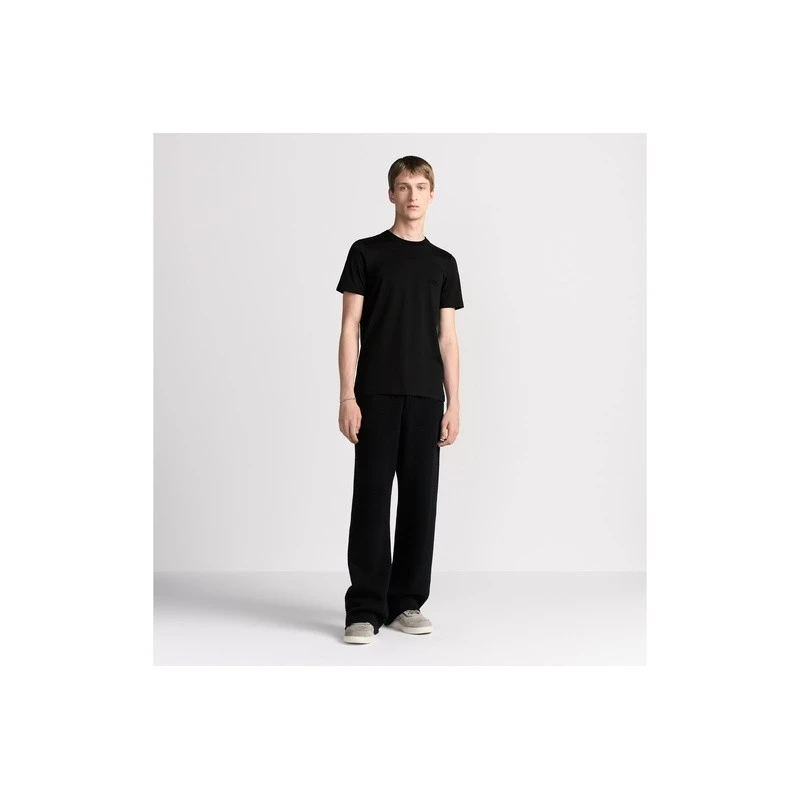 商品Dior|Dior 迪奥 男士黑色棉质短袖T恤,价格¥6777,第5张图片详细描述