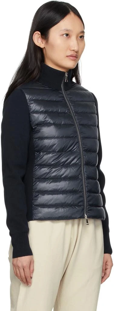 商品Moncler|Navy Down Padded Cotton Cardigan Jacket,价格¥7877,第2张图片详细描述
