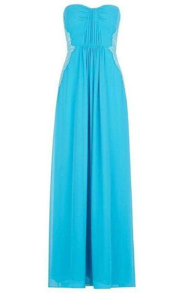 商品BCBG|Ashby Strapless Lace-Trim Gown,价格¥2772,第1张图片