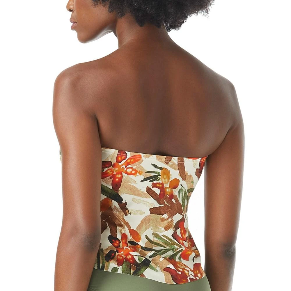 商品Vince Camuto|Printed Flyaway Bandeau Tankini Top,价格¥419,第2张图片详细描述