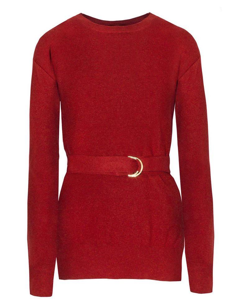 Scarlet Red Belted Sweater 商品
