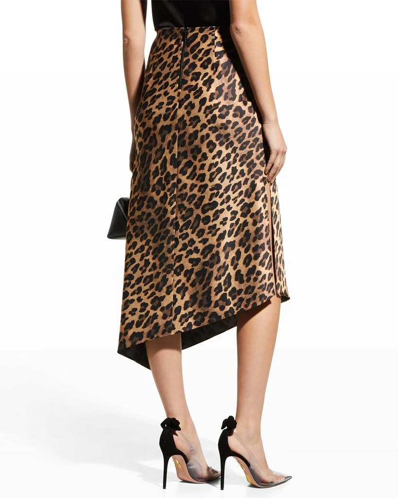 Maeve Cheetah Asymmetric Slip Skirt 商品