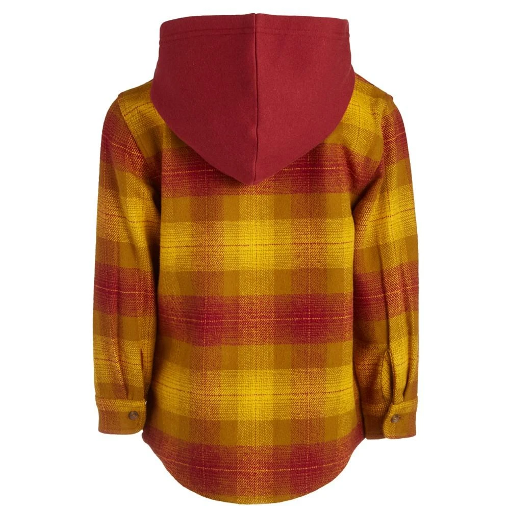 商品Epic Threads|Big Boys Plaid Hooded Shacket, Created for Macy's,价格¥73,第2张图片详细描述