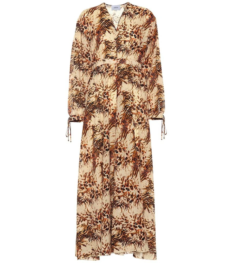 商品Nanushka|Hazel printed cotton maxi dress,价格¥3143,第1张图片