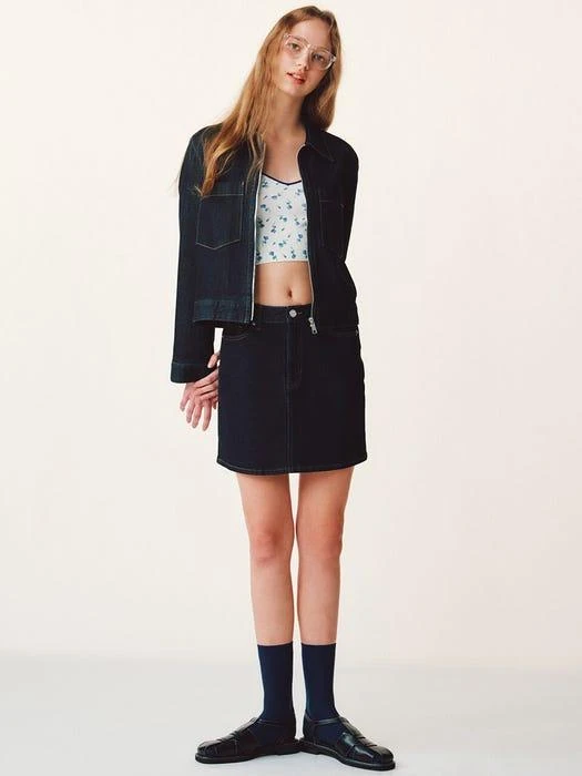 商品FRRW|Zip-up Denim Jacket,价格¥932,第4张图片详细描述