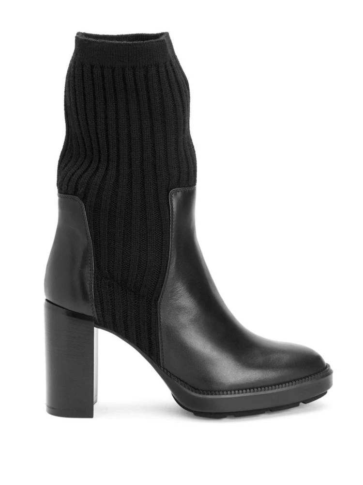 商品Aquatalia|Imogen Leather Sock Booties,价格¥2227,第3张图片详细描述